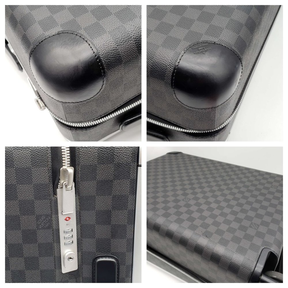 100% Authentic Louis Vuitton Horizon 55 Graphite Travel Luggage Bag - Picture 15 of 16